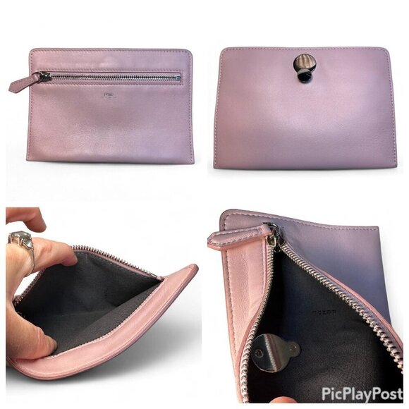 FENDI Dotcom Click Quilted Chain Shoulder Bag Peonia Pink (w detachable pouch) - Picture 11 of 16